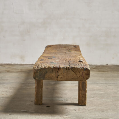 Table basse primitive banc bench