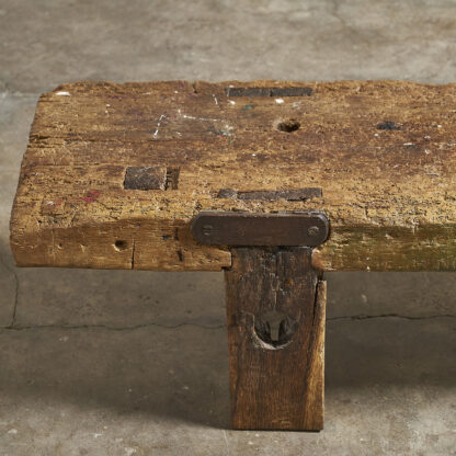 Table basse primitive banc bench