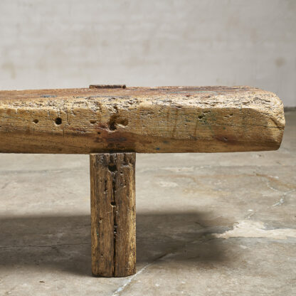 Table basse primitive banc bench