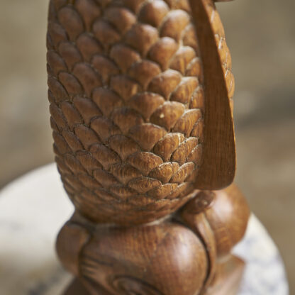 Sculpture en bois figurant un dauphin, France vers 1960.